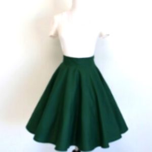 Circle swing skirt
